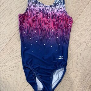 Motionwear Gymnastics Leotard - Pink and Navy